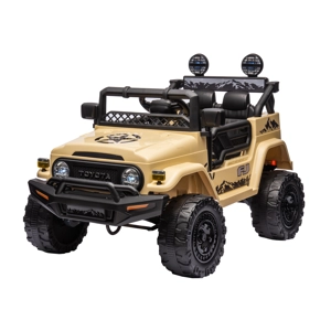 Licensed TOYOTA FJ Cruiser,12V Kids ride on car 2.4G W/Parents Remote Control,electric car for kids,