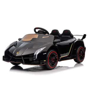 LEADZM Lamborghini Poison Small Dual Drive 12V 4.5AH with 2.4G Remote Control Sports Car Electric Ca