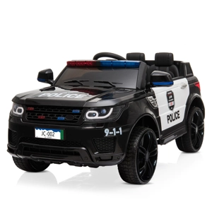 12V Kids Police Ride On Car Electric Cars 2.4G Remote Control, LED Flashing Light, Music & Horn 12V Kids Police Ride On Car Electric Cars 2.4G Remote Control, LED Flashing Light, Music & Horn