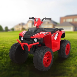 LEADZM LZ-9955 ALL Terrain Vehicle Dual Drive Battery 12V7AH*1 without Remote Control with Slow Start Black & Red
