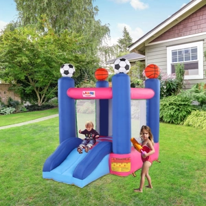 Inflatable Jumping Castle with Slide , include Air Blower