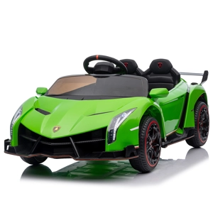 LEADZM Lamborghini Poison Small Dual Drive 12V 4.5AH with 2.4G Remote Control Sports Car Electric Ca