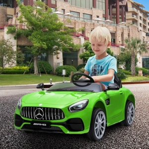 BENZ GT Car LZ-920 Dual Drive 35W*2 Battery 12V 2.4G Remote Control Green