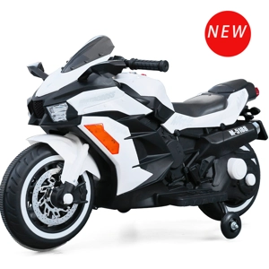 12V Battery Motorcycle, 2 Wheel Motorbike Kids Rechargeable Ride On Car Electric Cars Motorcycles--W