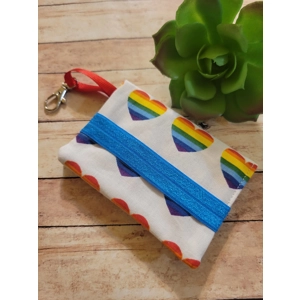 Rainbow Hearts Wallet