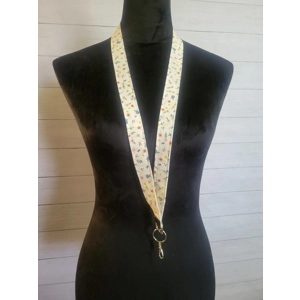 Small Floral Lanyard