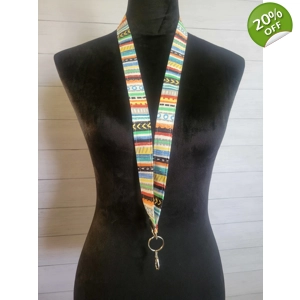 Colorful Stripes Lanyard