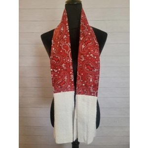 Dog Paisley Pattern Kitchen Scarf / Boa