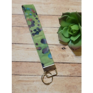 Colorful Splatter On Green