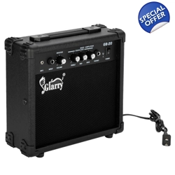 Glarry 20w Electric Bass Practice Amplifier
