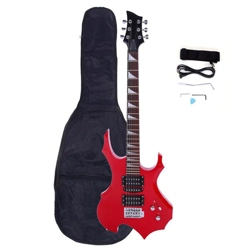 Flame Shaped Electric Guitar HSH Pickup