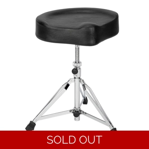 Glarry Swivel Liftable Oversized Saddle Throne Super Thick Sponge Overweight 180Kg Drum Stool