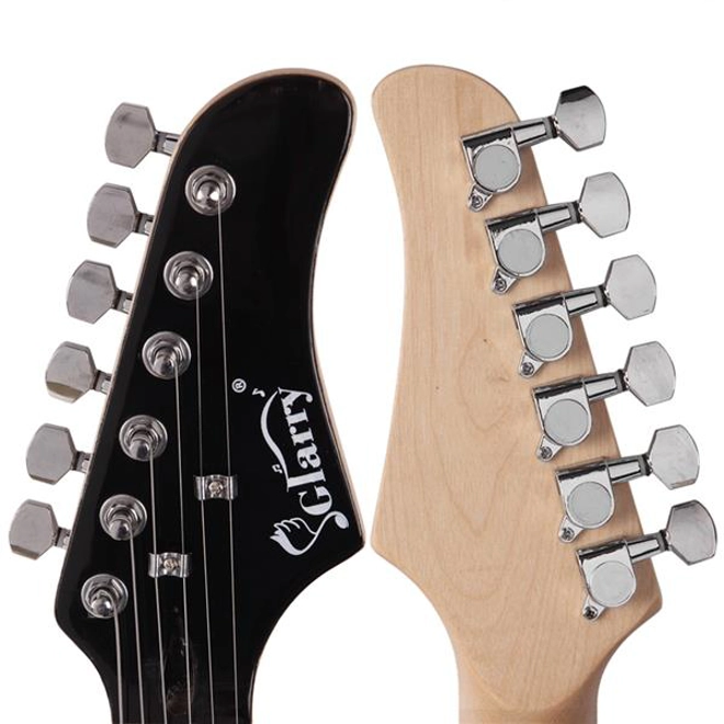 Additional Image for GST-E Electric Guitar Skulls Blue