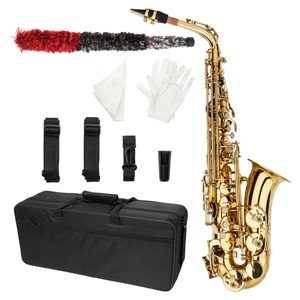 Alto Sax Drop E Saxophone Paint Gold