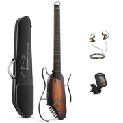Donner HUSH™ I Acoustic-Electric Travel Guitar Sunburst