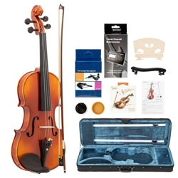 4/4 Spruce Panel Violin Set Bright Natural Wood