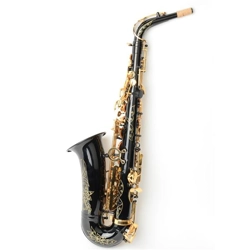 Be Brass Saxophone with Strap Black