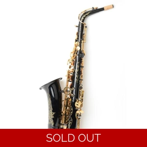 Be Brass Saxophone with Strap Black