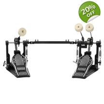 Wool Felt Hammer Double Drum Pedal Professional Double Bass Drum Pedal Black