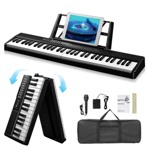 GEP-204 61 Key Folding Digital Piano Semi-Weighted
