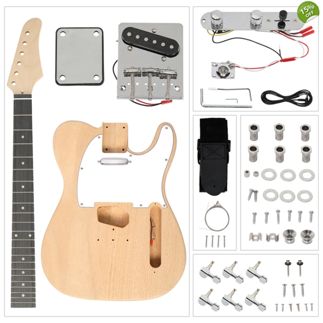 product Image for DIY 6 String TL Style Electric Guitar Kit