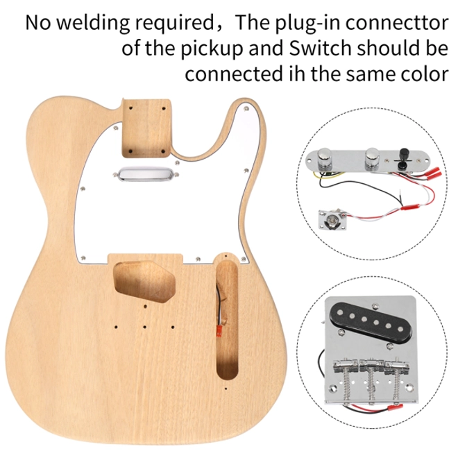 Additional Image for DIY 6 String TL Style Electric Guitar Kit