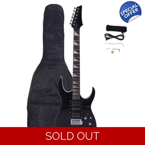 Entry Level 170 Electric Guitar HSH Pickup Black