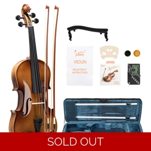 Glarry GV406 4/4 Acoustic Violin Kit Natural