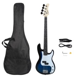 Glarry GP Electric Bass Guitar Blue
