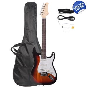 Beginner ST Guitar Set With Rosewood Fingerboard  Sunburst