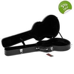 Fine-Grain PU Leather Hard Case for 335 Style Semi-Hollow & Hollowbody Electri..