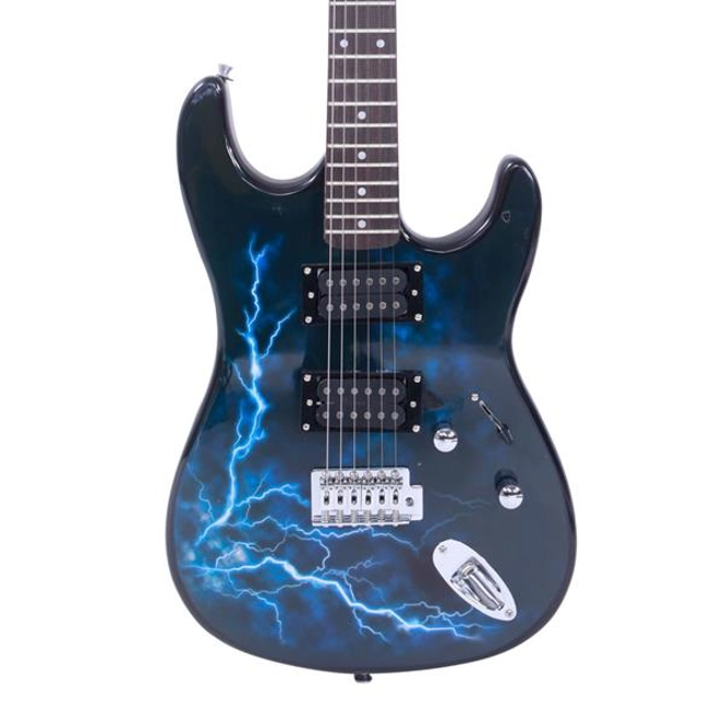 Additional Image for Glarry GST-E Electric Guitar Full Size Rosewood Fingerboard HH Pick-up