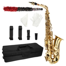 Mid-range Alto Drop E Lacquered Golden Saxophone