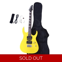 Beginner 170 Electric Guitar HSH Pickup With Bag Yellow