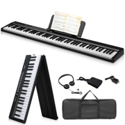 Glarry GPP-106 88 Key Folding Piano Semi-Weighted Standard Keyboards Digital Piano