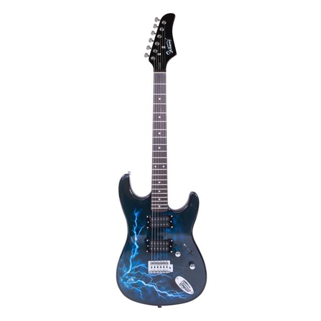 Additional Image for Glarry GST-E Electric Guitar Full Size Rosewood Fingerboard HH Pick-up