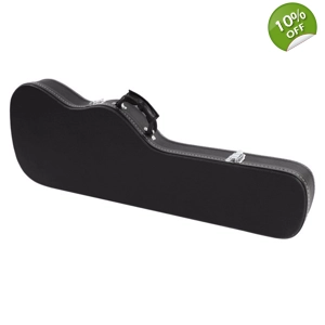 ST High Grade Electric Guitar Hard Case Microgroove Flat Surface Straight Flange Black