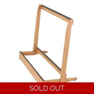 Folding Hardwood Guitar Case Stand for Electric Guitar, Bass, or Acoustic Guitars