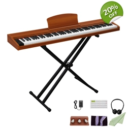 GPP-107 88 Key Full Size Semi-Weighted Standard Keyboard Wooden Digital Piano