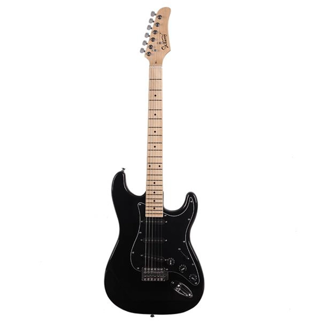 Additional Image for Glarry GST Stylish Electric Guitar Kit with Black Pickguard Black