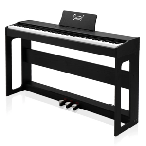 Glarry GDP-104 88 Keys Full Weighted Keyboards Digital Piano Black