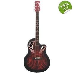 Glarry 41 inch Full-Size Cutaway Acoustic-Electric Guitar