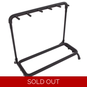 Glarry 5-Slot Guitar Holder Rack Stand Black