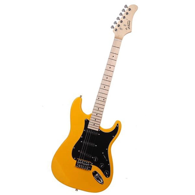 Additional Image for GST Stylish Electric Guitar Kit with Black Pickguard Orange