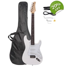 Rosewood Fingerboard Electric Guitar White