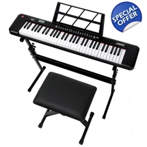 Glarry 61 Key Lighted B..