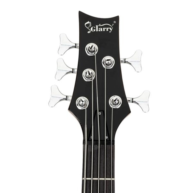 Additional Image for Glarry GIB Electric 5 String Bass Guitar Natural