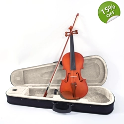 Glarry GV101 4/4 Acoustic Matt Violin With Case Natural