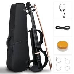 4/4 Bunnel Edge Electric Silent Violin with Case