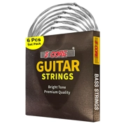 6 Sting Bass Guitar Strings Set Brass Phosphor Bronze Extra Light Gauge Bright